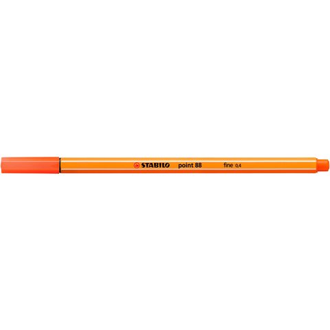 ручка капиллярная STABILO POINT 0.4мм Супер тонкий наконечник. Цвет ручки бледная киноварь