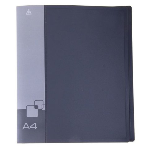 папка с файлами А4 30 вкладышей PV30 816938 серая