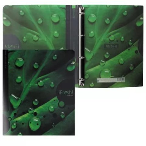 папка на кольцах А4 4 кольца 25мм с рисунком "IFRESH" 4AB4_11262/028295