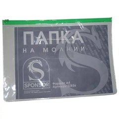 папка-пакет на молнии А4 PM4A с карманом ассорти SZB56/С07627