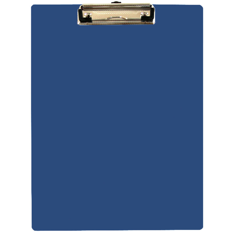 доска с зажимом А4 пластик металлик/051000102 синяя