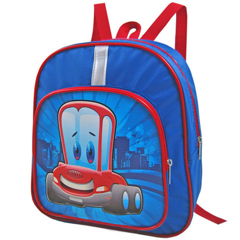 рюкзак мини для мальчика Машина синий 889 Stelz