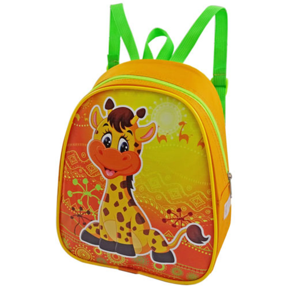 рюкзак мини для девочки Жираф желтый 888 Stelz