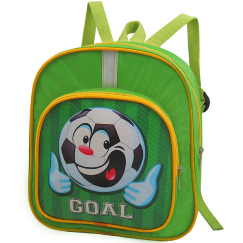 рюкзак мини для мальчика Футбольный мяч зеленый 889 Stelz