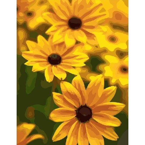 картина по номерам 40х50см GX6623 “Желтое настроение”