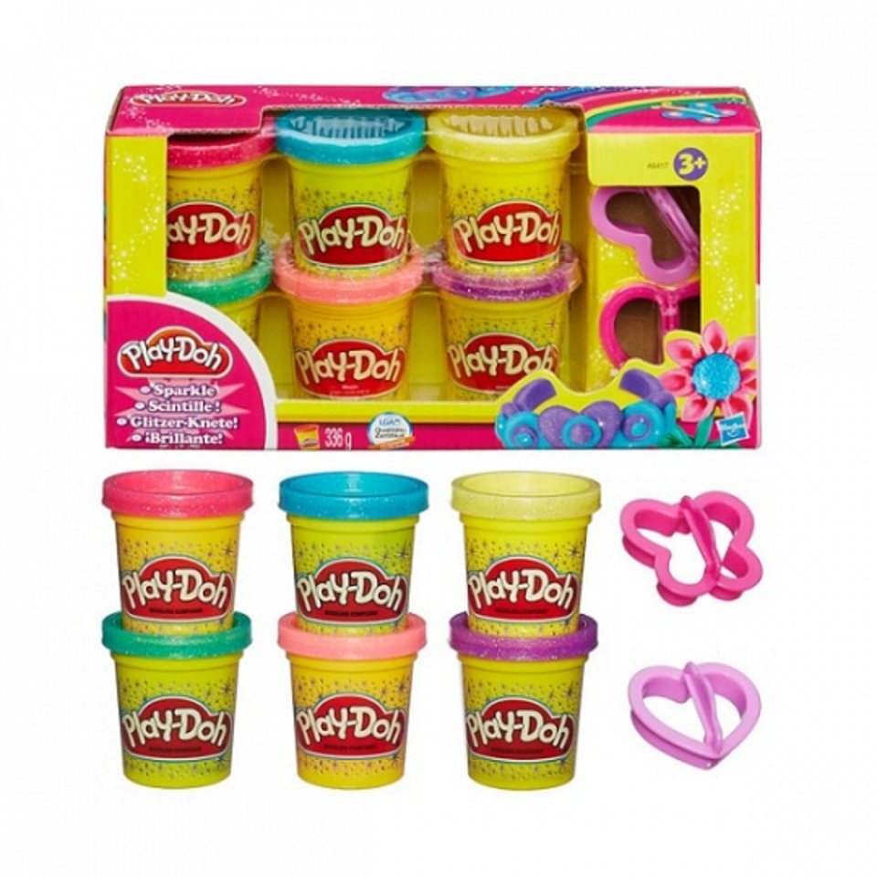 игровой набор Play Doh Блестящая коллекция 6 цветов А5417
