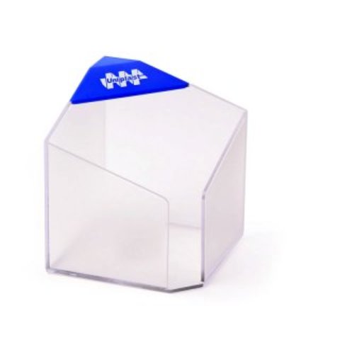 подставка для бумблока "Статус" 9х9х9 прозрачная пластиковая 0220688