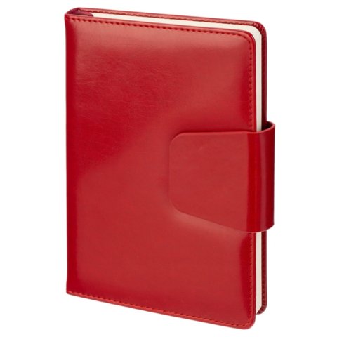 ежедневник А5 недатированный Prestige красный 3-352/04