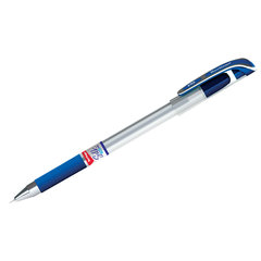 ручка шариковая Berlingo Silk Touch 2000 синяя, игольчатый наконечник, резиновая вставка