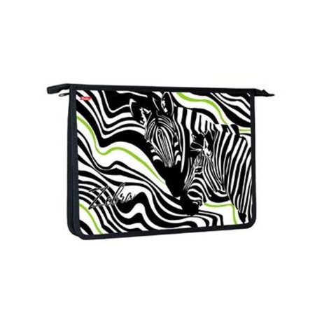 папка для тетрадей А4 Hatber Zebra 2 отделения АМс 42061
