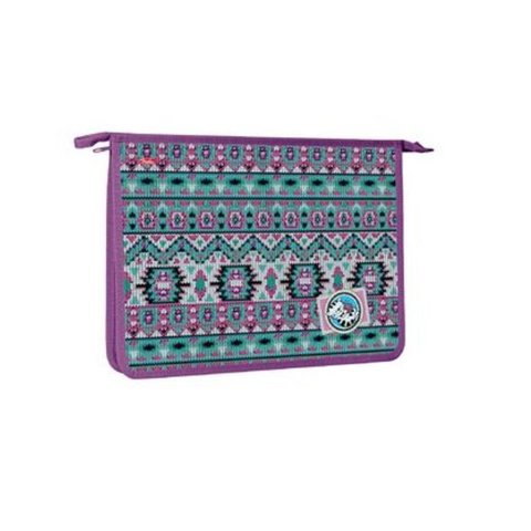 папка для тетрадей А4 Hatber Вязаный узор 2 отделения АМс 42059