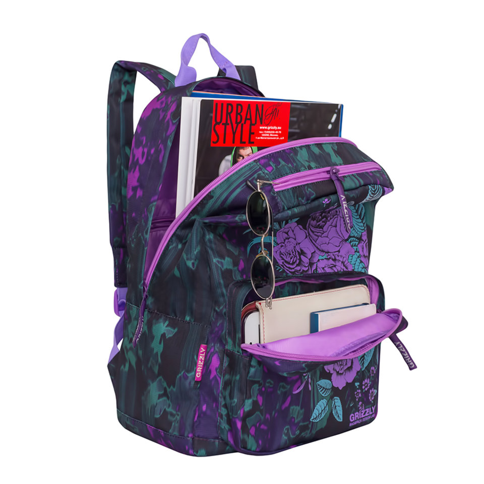 рюкзак для девочки RD-830-1/1 восточные узоры Grizzly