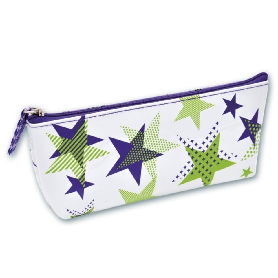 косметичка для девочки Звезды на белом фоне 46334