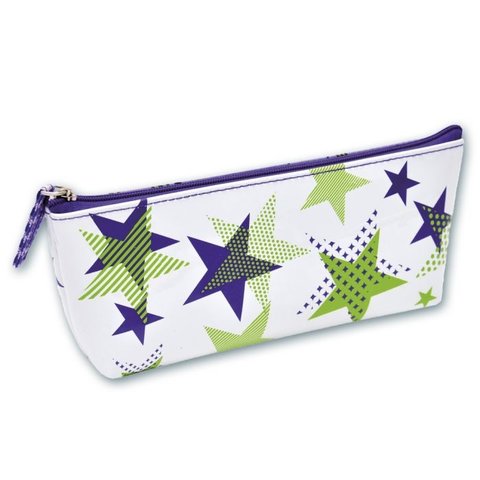 косметичка для девочки Звезды на белом фоне 46334