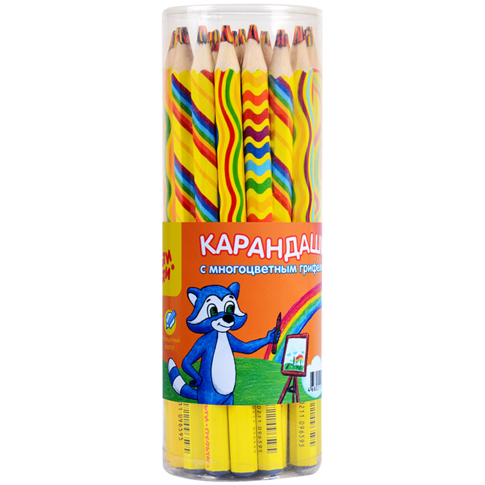 карандаш многоцветный Мульти Пульти