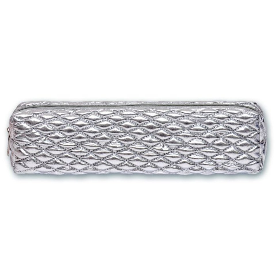 косметичка для девочки Серебряный металлик 46579