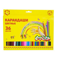 цветные карандаши 36 цветов Каляка-Маляка