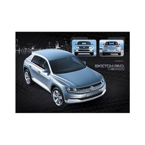 альбом для рисования 48 листов Автопанорама на спирали с отрывной перфорацией 120г/м 9933(024354)