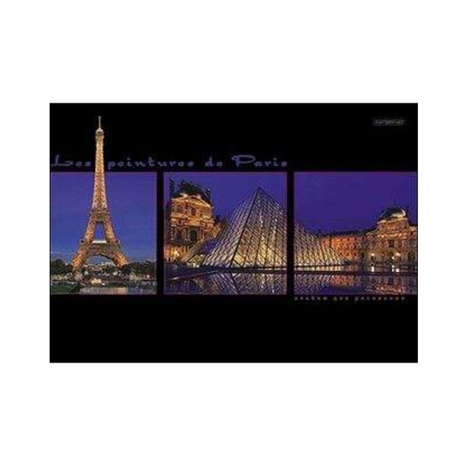 альбом для рисования 48 листов Окна Парижа на спирали с отрывной перфорацией 9931 (024350)