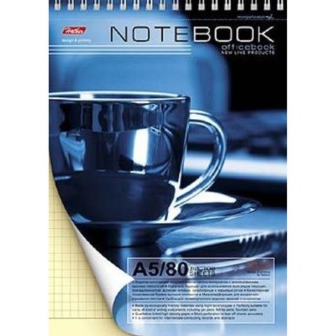 блокнот А5 80 листов Чашка на гребне 06603 (004893)