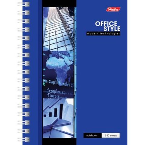 записная книжка А6 140 листов Офис на гребне (006919) клетка