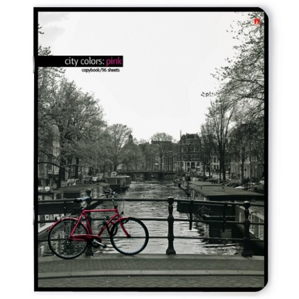 тетрадь 96 листов Город и цвет 7-96-513 в клетку