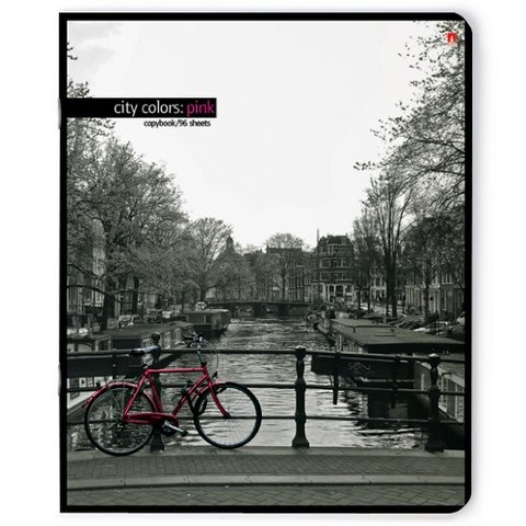 тетрадь 96 листов Город и цвет 7-96-513 в клетку