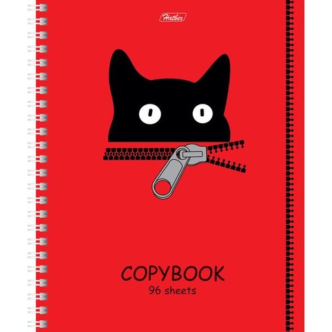 тетрадь 96 листов Zipper на гребне (052338) в клетку