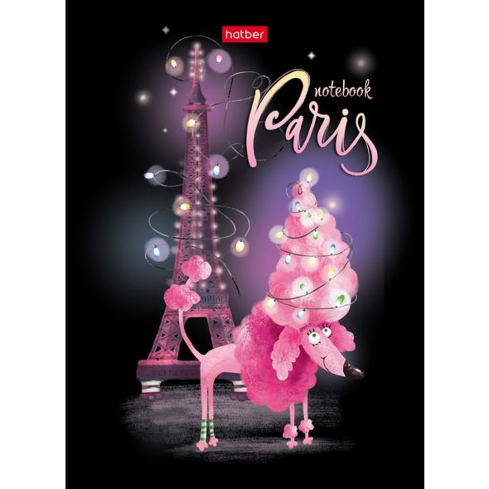 записная книжка А6 64 листа Парижские каникулы 23593 (066210)