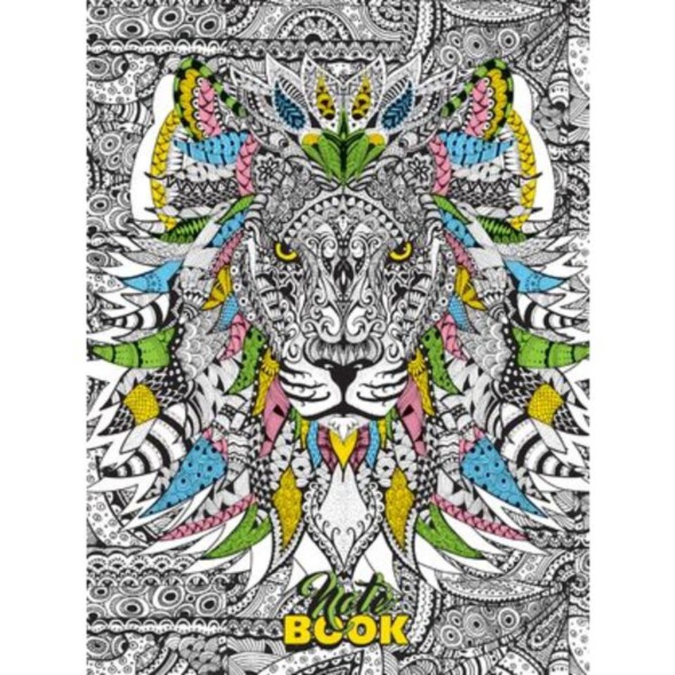 тетрадь 96 листов Doodle-art (раскраска) 16013 (047454) в клетку