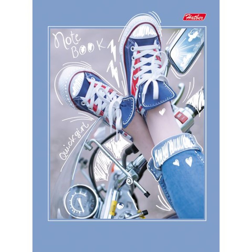 блокнот А6 160 листов Кеды 17198 (049547)