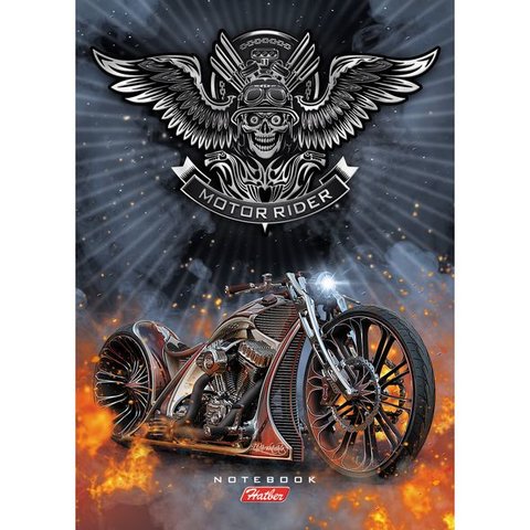 блокнот А6 80 листов Speed & Drift твердый переплет 17562 (050801)