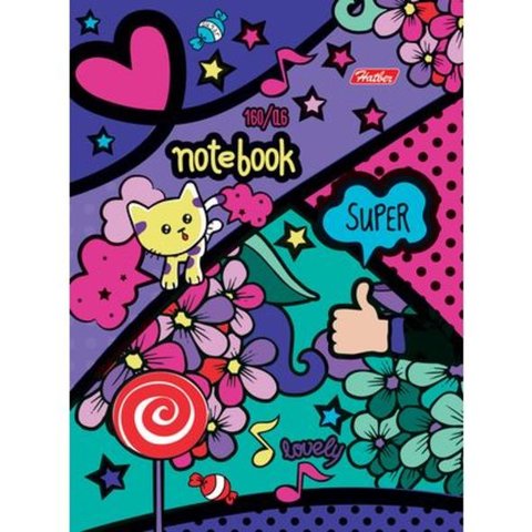 блокнот А6 160 листов Яркое граффити 17060 (048836)