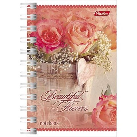записная книжка А7 40 листов Магия цветов на гребне (043281) Хатбер