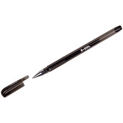 ручка гелевая Berlingo X-Gel черная,тонированный корпус