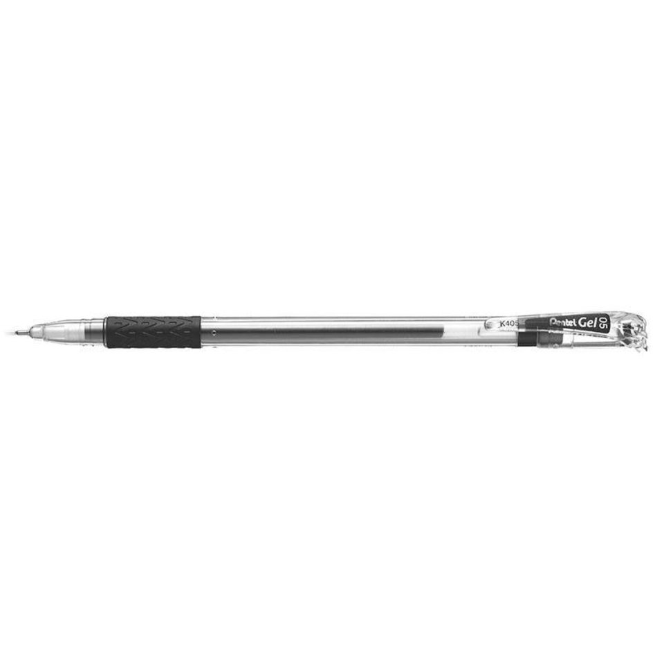 ручка гелевая Pentel GEL K405-AN черная