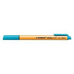 ручка капиллярная STABILO GREENPOINT 0.8мм бирюзовая 6088/51