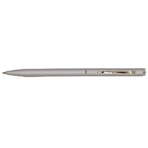 ручка шариковая Luxor Sleek серый металлик