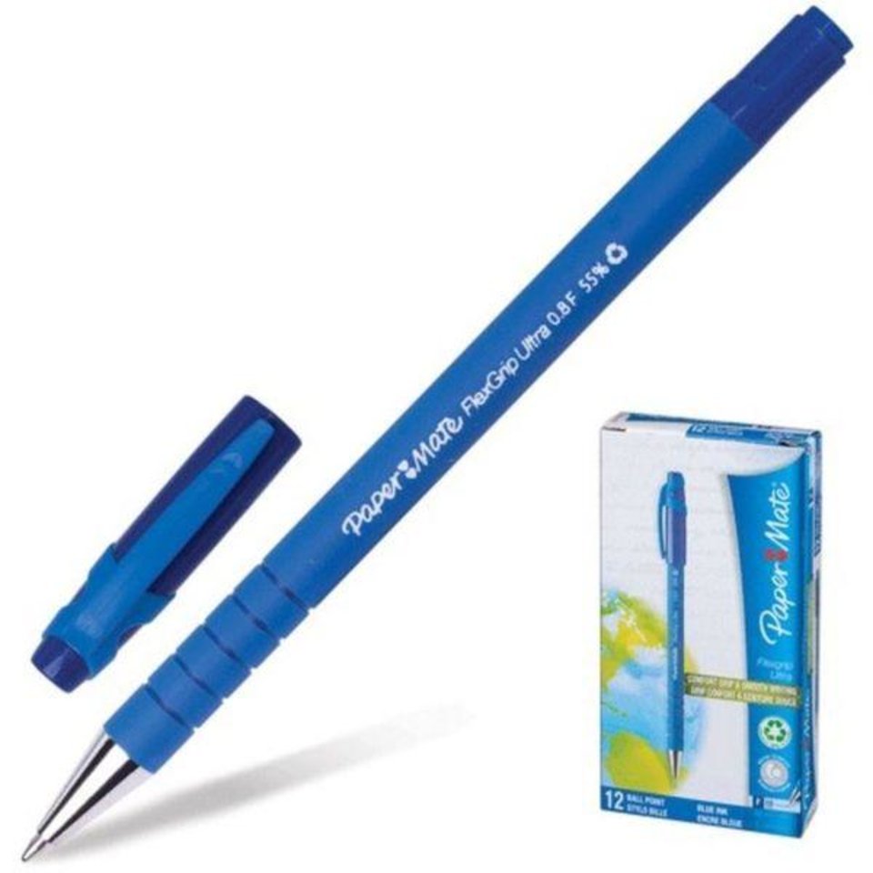 ручка шариковая PAPER MATE FLEXGRIP ULTRA синяя