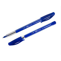 ручка шариковая LINC TRISYS синяя, игольчатый наконечник, трехгранный корпус, масляные чернила