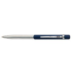 ручка шариковая Luxor Gemini синий/хром