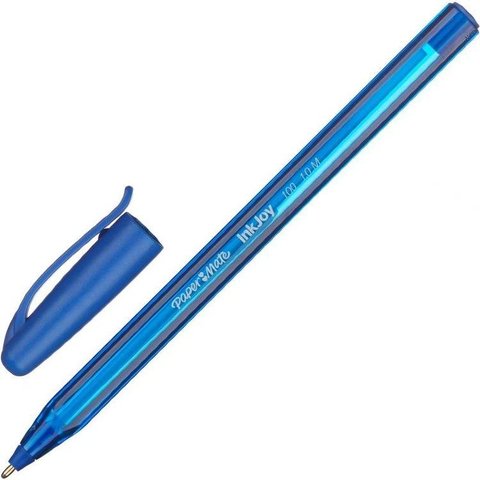 ручка шариковая PAPER MATE Ink Joy100 синяя трехгранный корпус