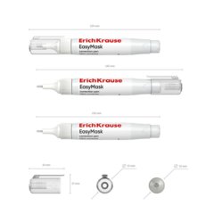 корректирующий карандаш 7мл металлический наконечник EasyMask 55989