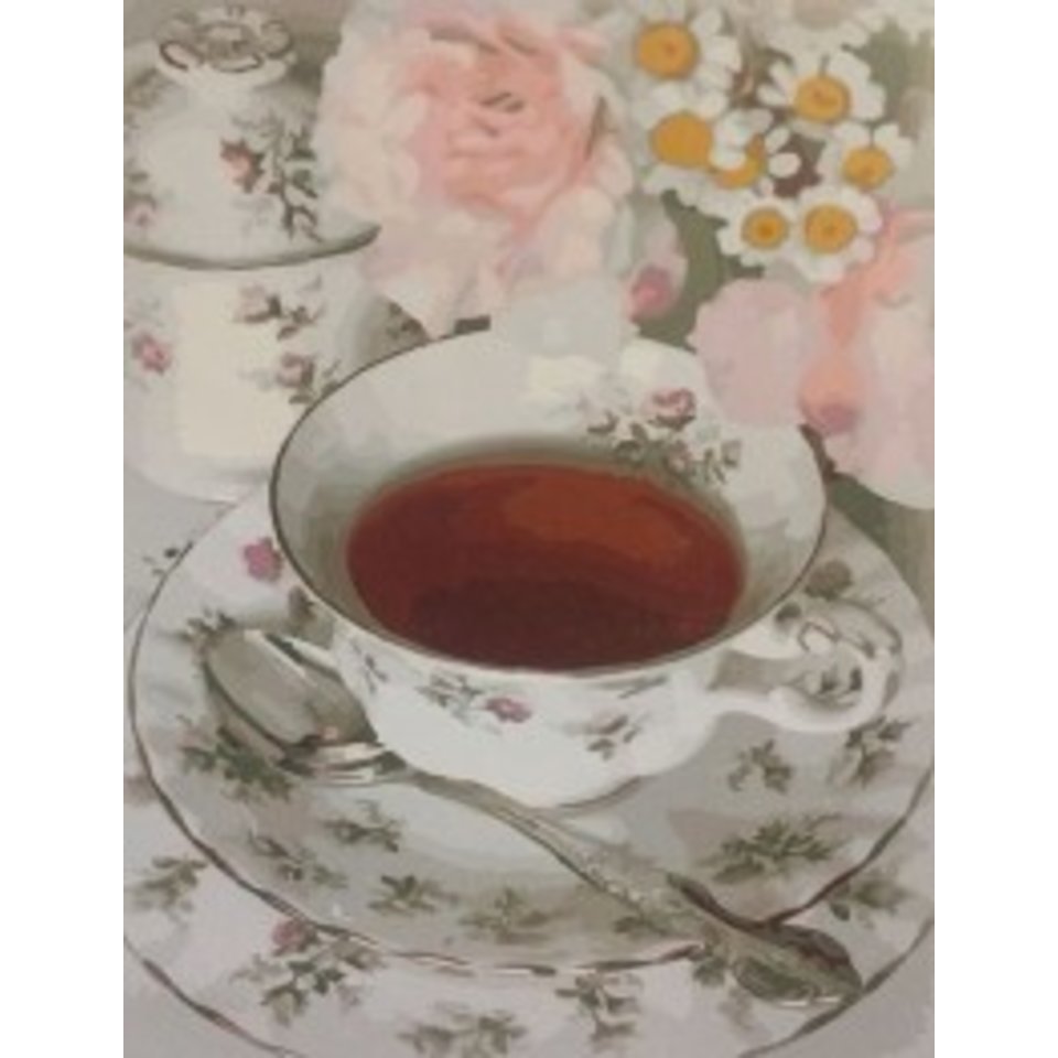 картина по номерам 40х50см GX21929 “Чашка чая”