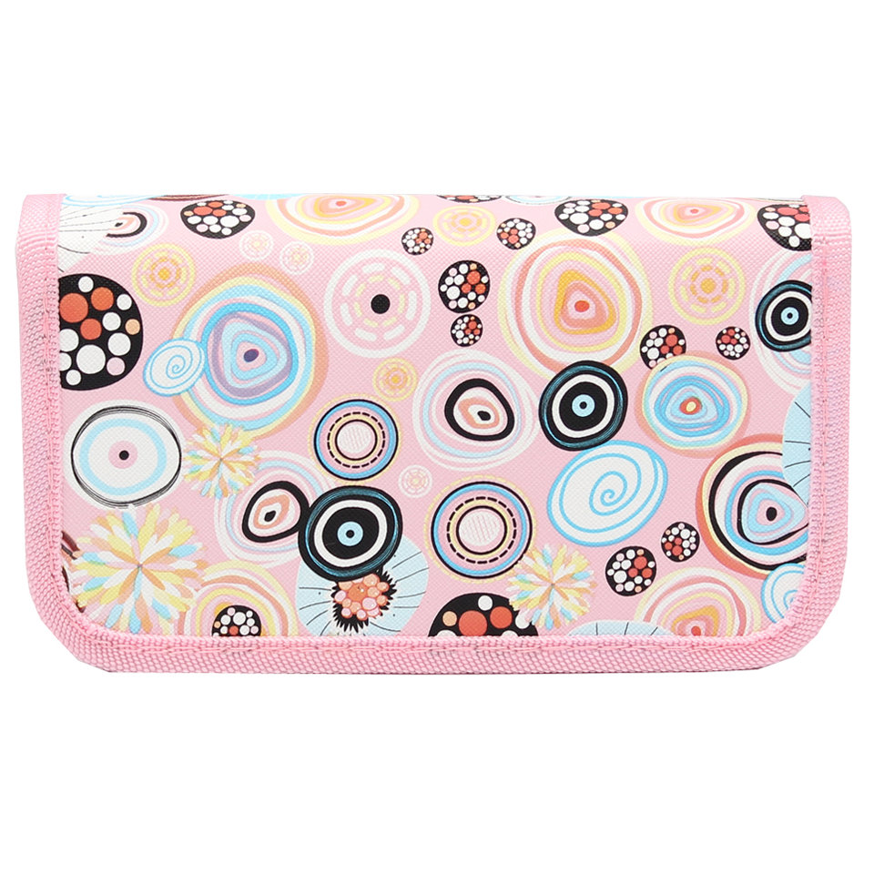 пенал Карамель розовая-3 3 отделения ПН-0727