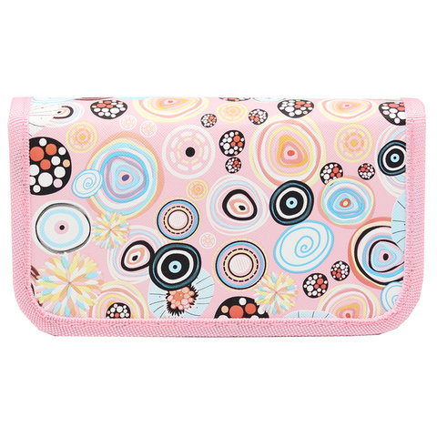 пенал Карамель розовая-3 3 отделения ПН-0727