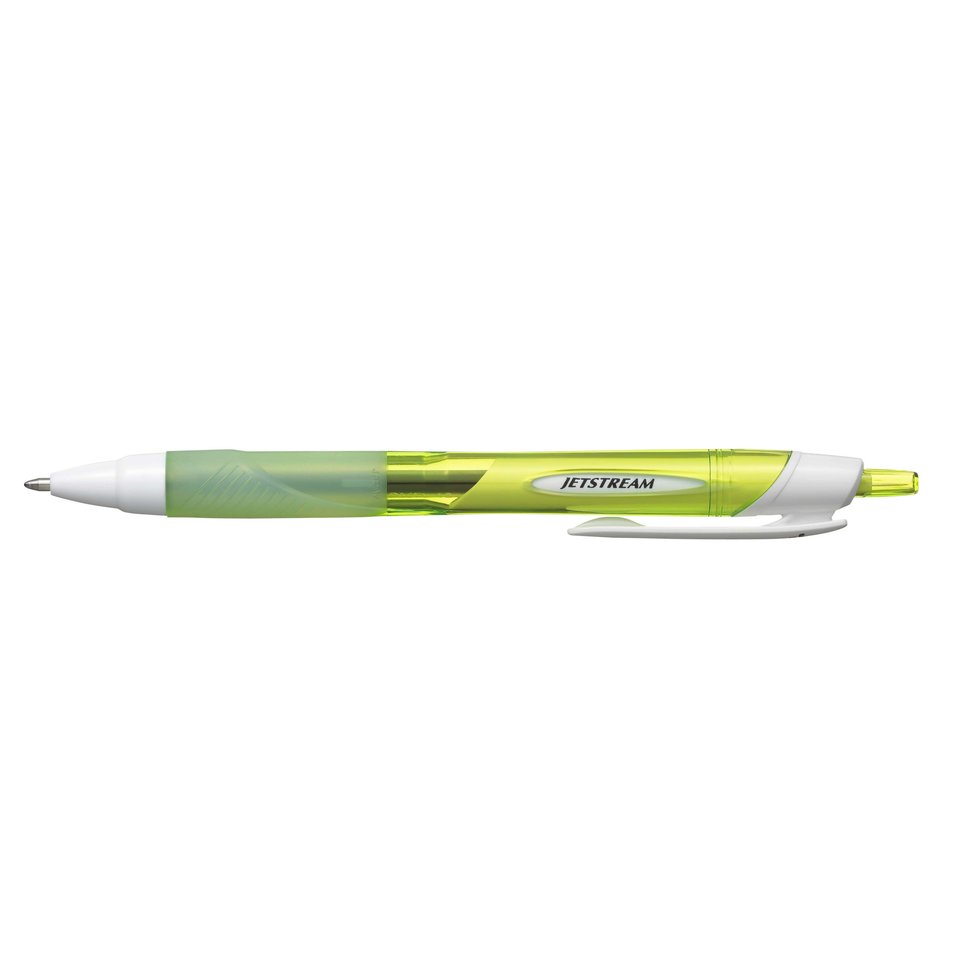 ручка шариковая UNI Mitsubishi Jetstream автоматическая зеленый корпус SXN150S черная