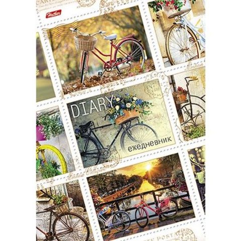 ежедневник недатированный А5 136л Лето на велосипеде 15617 Хатбер