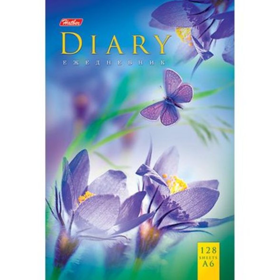 ежедневник недатированный А6 128л Дыхание нежности 15621 Хатбер