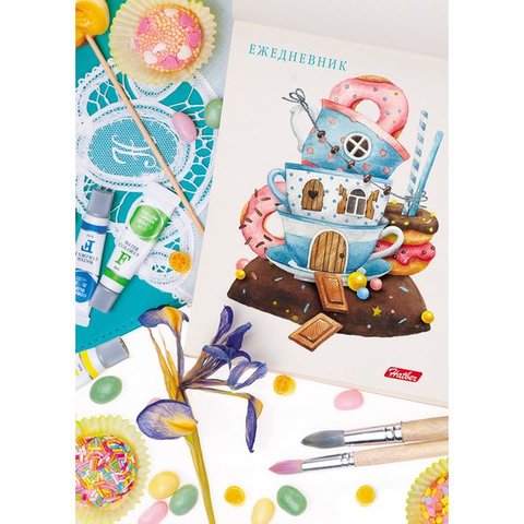 ежедневник недатированный А5 120л Sweet Story 16523 Хатбер